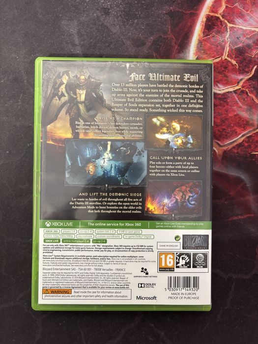 Diablo 3 Ultimate Evil Edition за Xbox 360