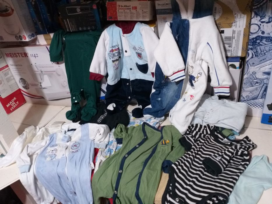 Lot 20 Articole Haine Bebe Nr 68-80 Toamna Iarna