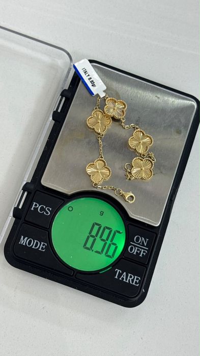 Van cleef браслет золотой