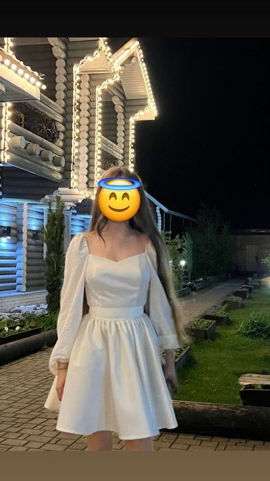 Продам белоснежное платье