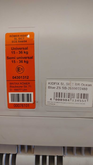 Vand scaun auto Britax Romer