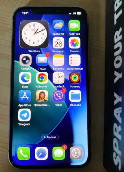 iPhone 12 Purple, 64 GB, Отключен, ОТЛИЧЕН