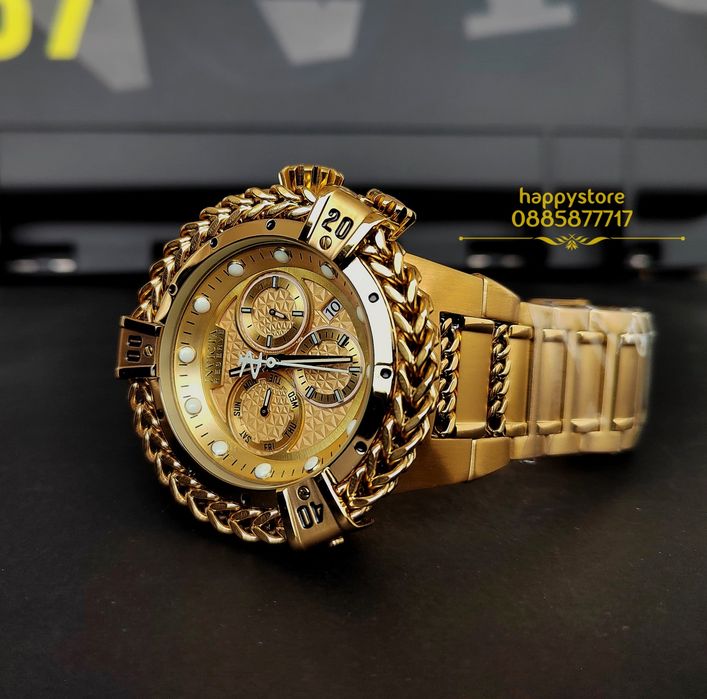 часовник INVICTA Hercules Gold 56 mm, Инвикта нов