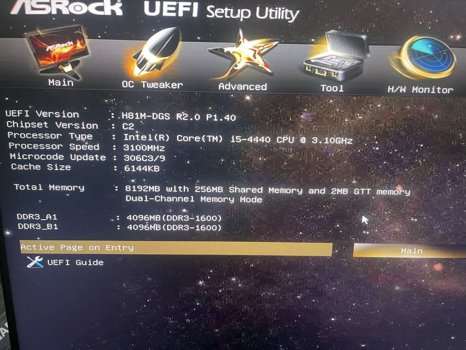 Kit placa de baza + procesor + 8GB RAM DDR3 – ASRock H81M-DGS + Intel i5-4440
