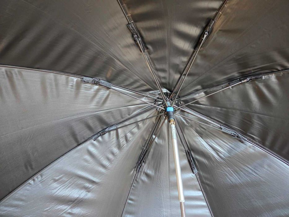Риболовен чадър „Preston Space Maker Multi 50 Brolly“, с оригинален калъф и принадлежности
