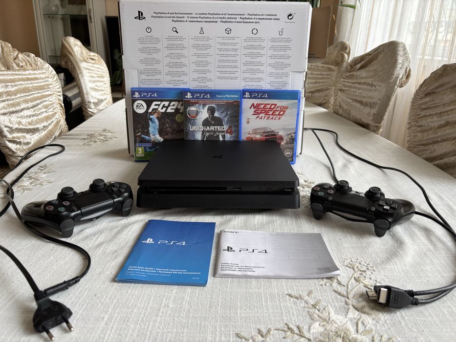 Ps4 slim 408,5гб идиальное состаяние
