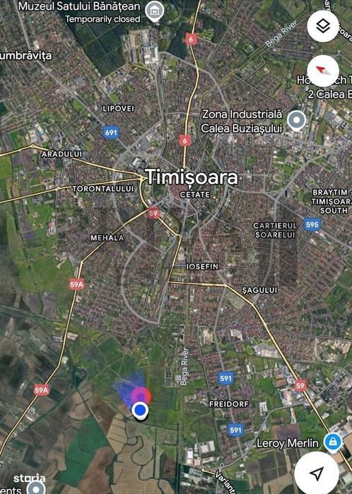 Teren intravilan 750 mp Ronat