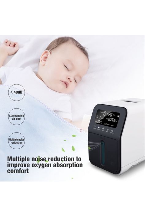 Concentrator de Oxigen, Capacitate 1-9L/min, Functie de Aerosoli