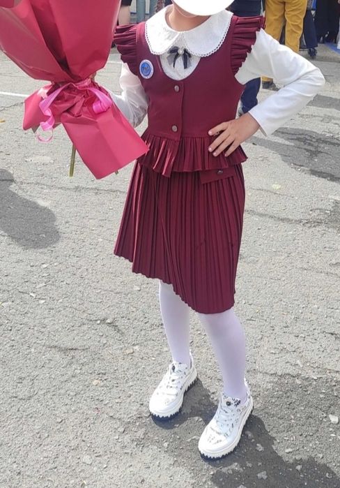 Рубашка школьная до 8 лет