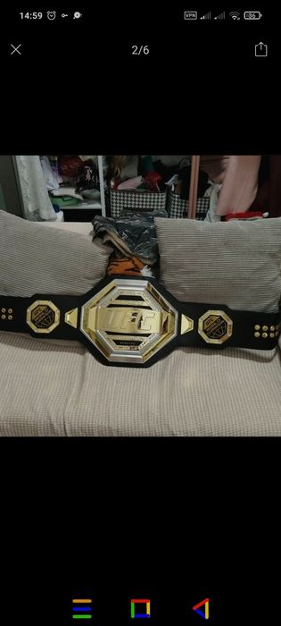 Чемпионский пояс UFC (реплика, подарочный вариант)