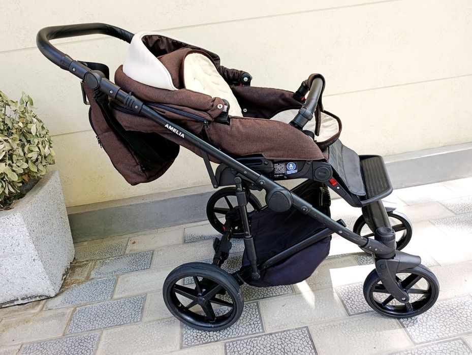 Premium коляска Adamex Amelia 2 в 1 для стильных мам