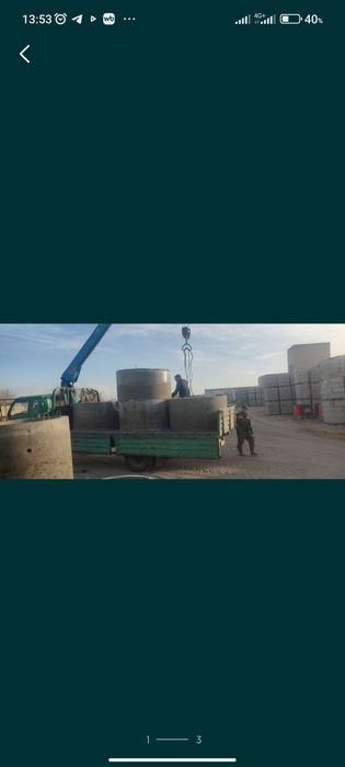 Кольцо для септика и колодца бетонные