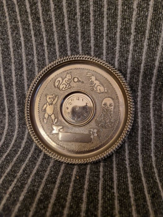 Посребрен подаръчен комплект за бебе Seba