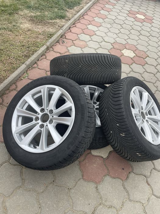Jante bmw r17 f10 f11 225 55 17 michelin alpin5  6 mm