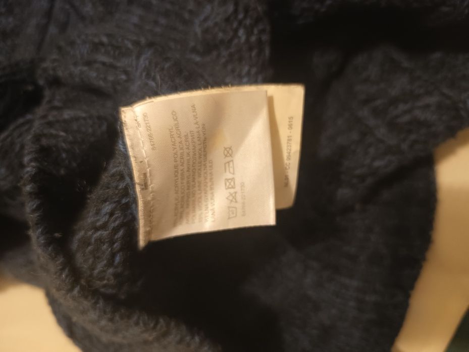 Cartigan foarte gros cu guler stil sal L