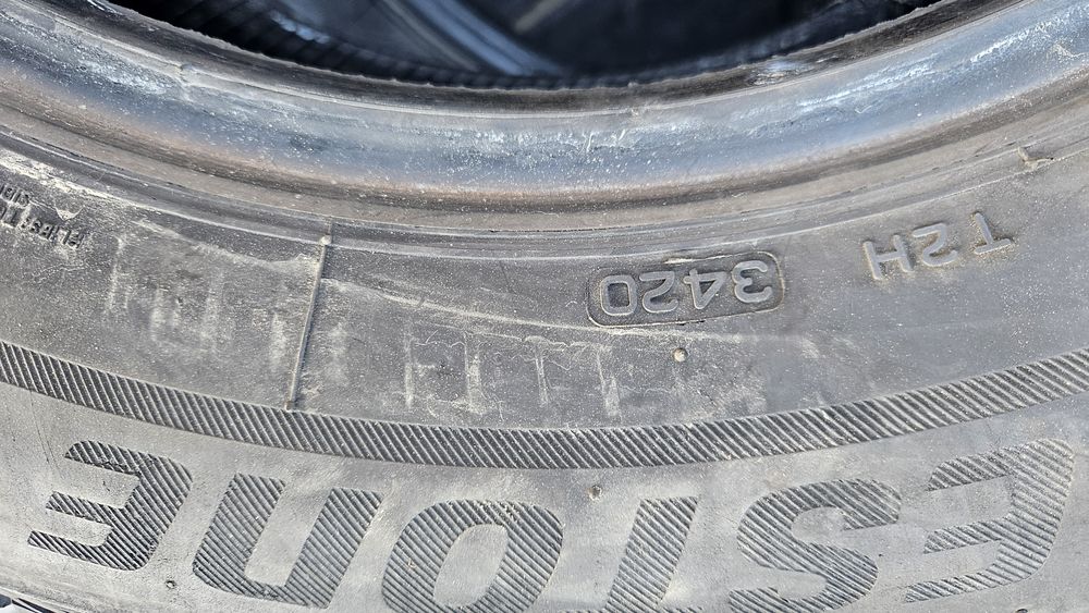 2бр гуми 215 60 16 дот 20 бриджстоун