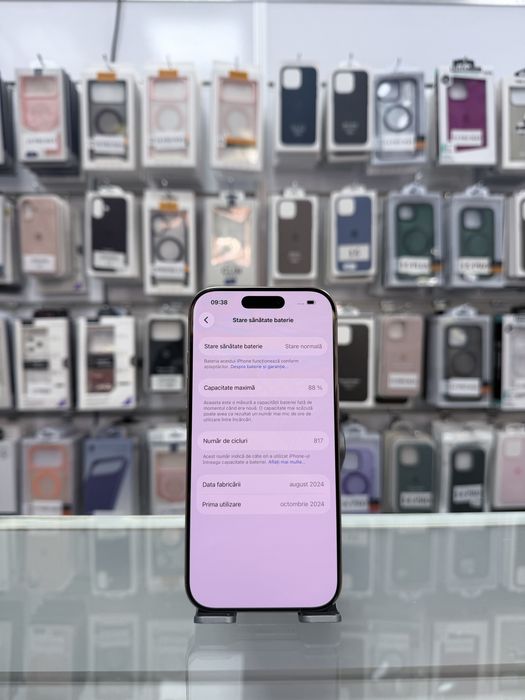 iPhone 16 Pro - Memorie 512GB - Sanatate baterie 88% - DeBi GSM Mobile Brasov