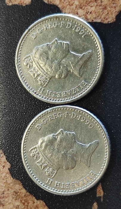 Монети Великобритания > Кралица Елизабет II - 10 бр.