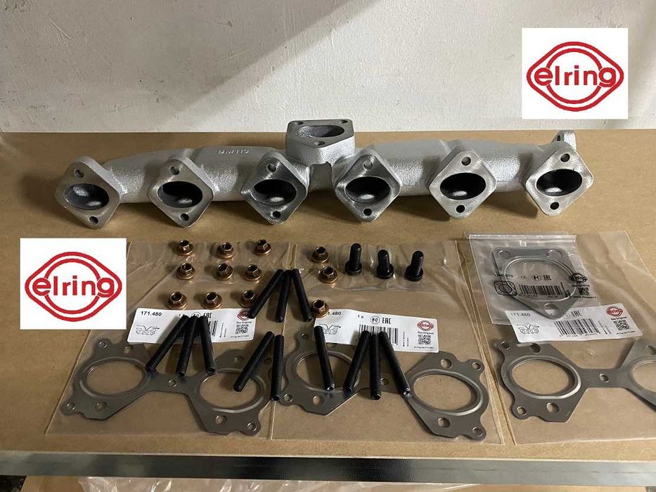 Нов Чугунен изпускателен Колектор БМВ BMW 30д 30d 3.0д 3.0d E60 E61 E6