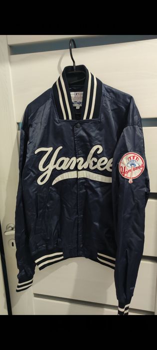 Бомбър тънко яке S size Majestic Athletic Vintage 90s Yankees