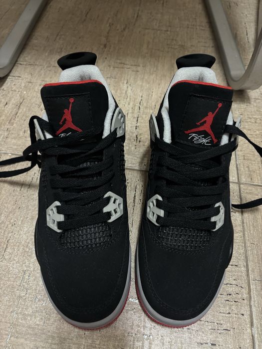 jordan 4 bred, marimea 38.5