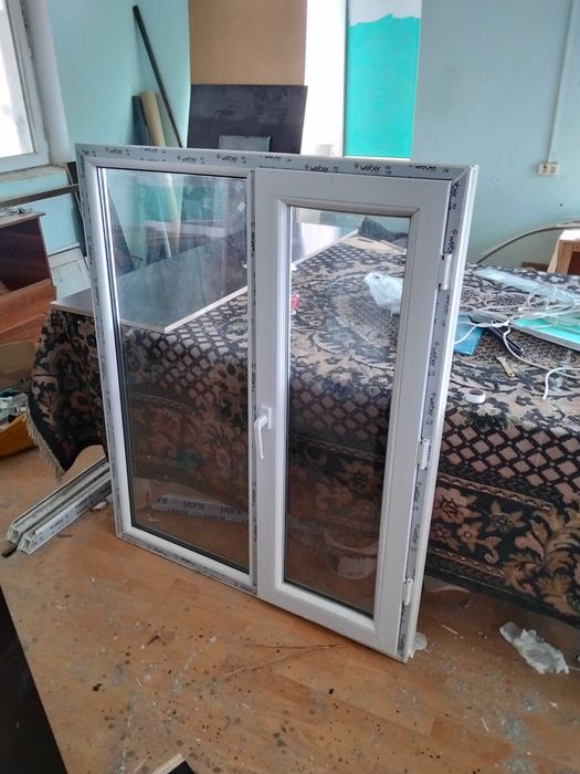 Окно пластиковое размер 50х60см