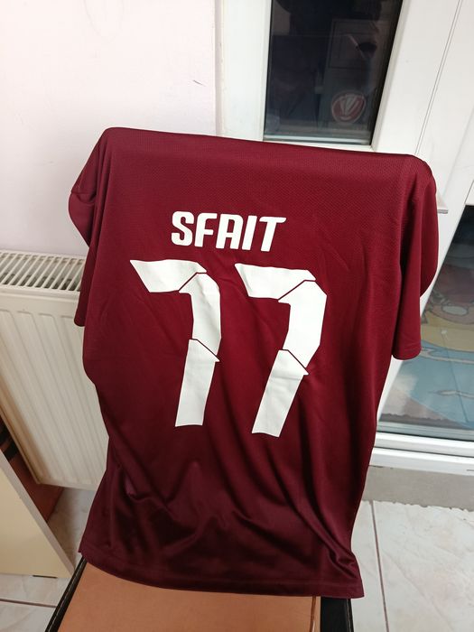 Tricou CFR Cluj purtat primit de la jucatorul Andres Sfait