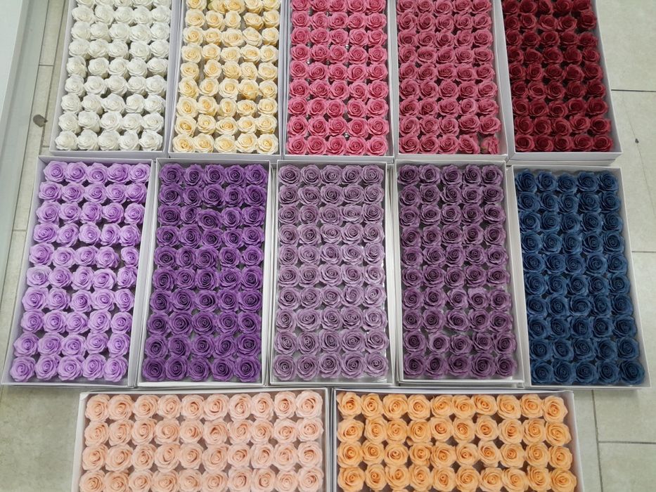 Сапунени цветя и рози.