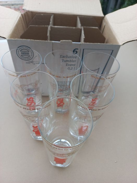 Vând pahare de bere Ursus 0,3l si 0,2l