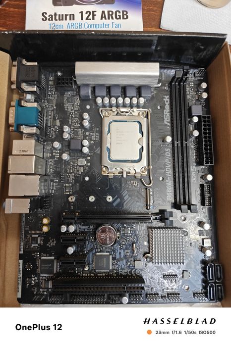 I7 12700 + b660m d5  процессор и мат плата