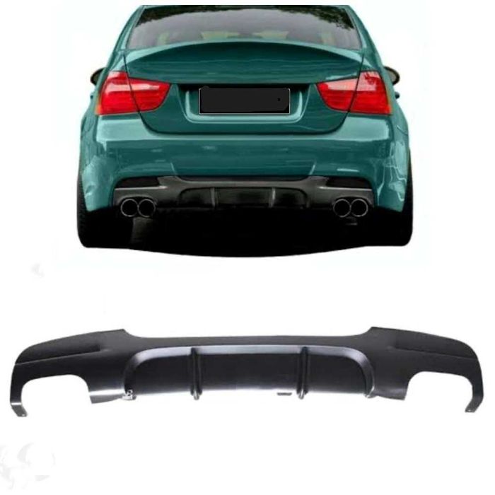 Дифузьор / добавка за задна броня за БМВ Е90 - Е91 / BMW E90 E91 М