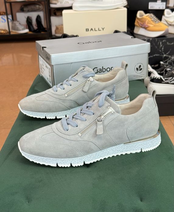 Дамски обувки Gabor Aquamarine естествен велур