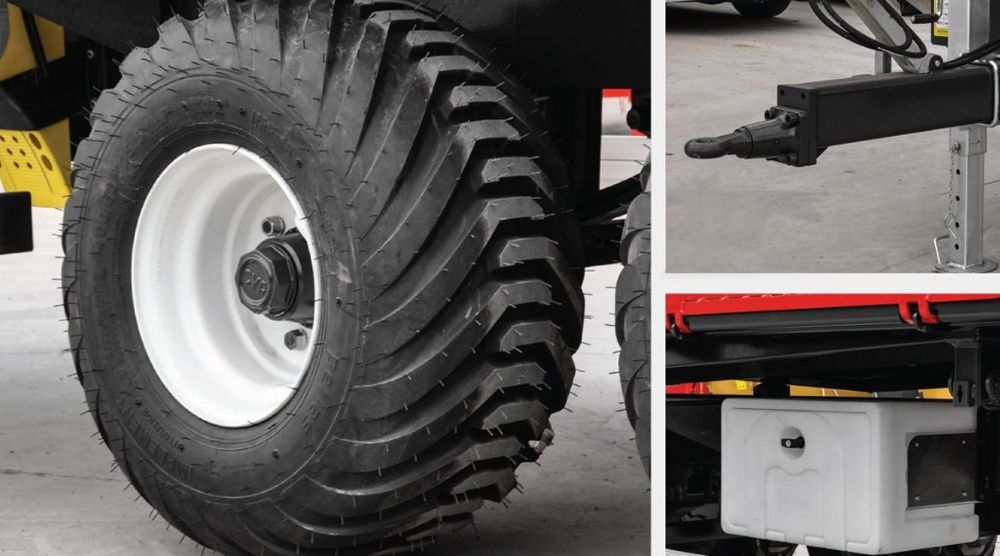 Remorca basculabila 14t (noua) ,ax tandem FABRICATA IN ROMANIA