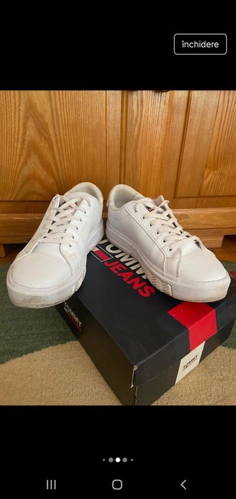 Adidasi Tommy Hilfiger originali piele 39