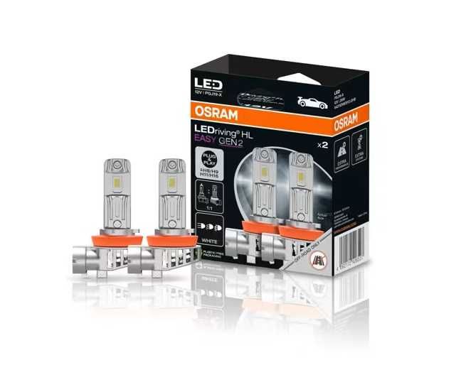 Авто LED крушки OSRAM LEDriving HL EASY GEN2 H1/H3/H4/H7/H8/H9/H10/H11/H15/H16/H18/H19/HB3/HB4/HIR1/HIR2-12V-6500K