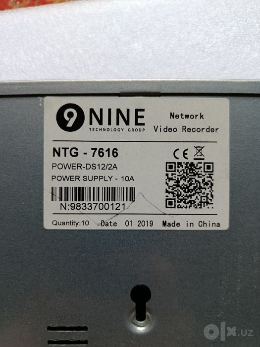 Продается NVR  16 канальный.  NINIE  NTG - 7616.