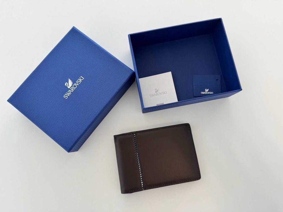 Портфейл Swarovski от естествена кожа