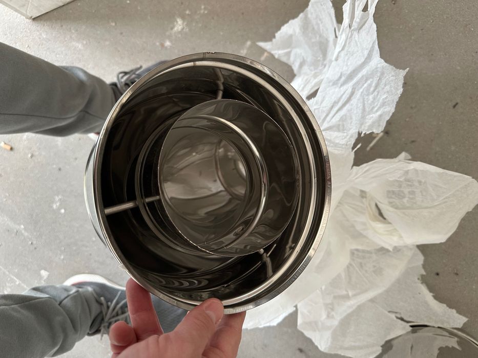 Неръждаема тръба Коаксиал за газов комин Инокс Convesa