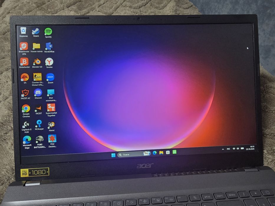 Продам ноутбук acer aspire 5 .