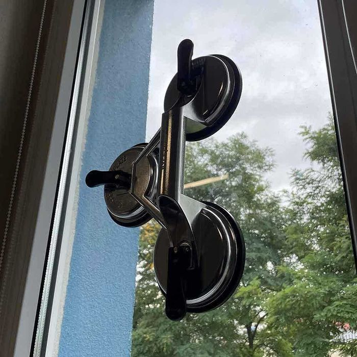 Вакуум вендуза, BIGSTREN, 123 мм, до 150 кг, алуминиева, тройна