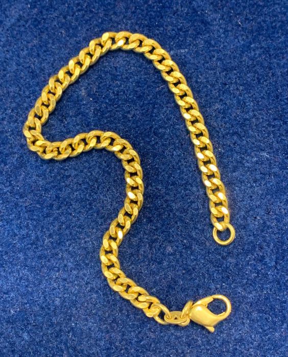 Браслет на руку винтаж, позолота