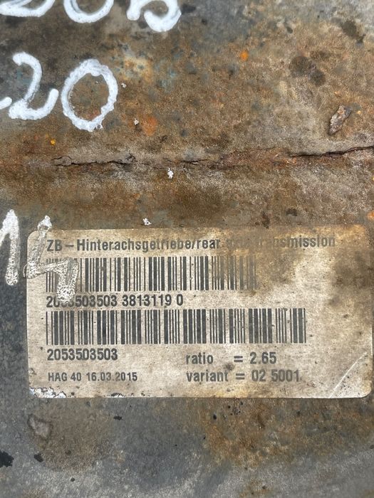 Grup Diferential Spate Mercedes-Benz C-Class W205 2013 - > 2.2D Raport