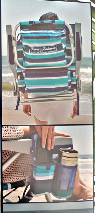 Плажен стол раница 5 в 1 Tommy bahama