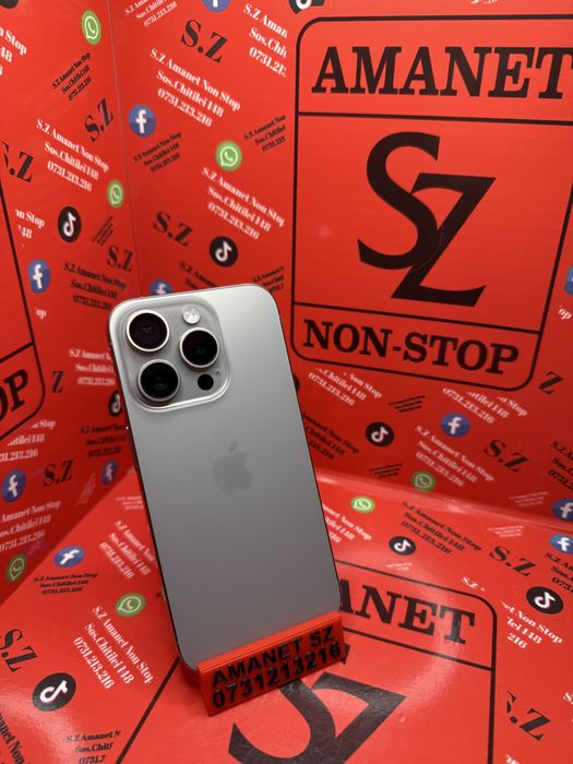 Iphone 15 Pro 87% Baterie Amanet SZ Non Stop