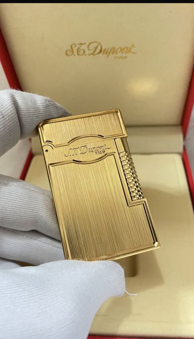 St dupont стоманена запалка