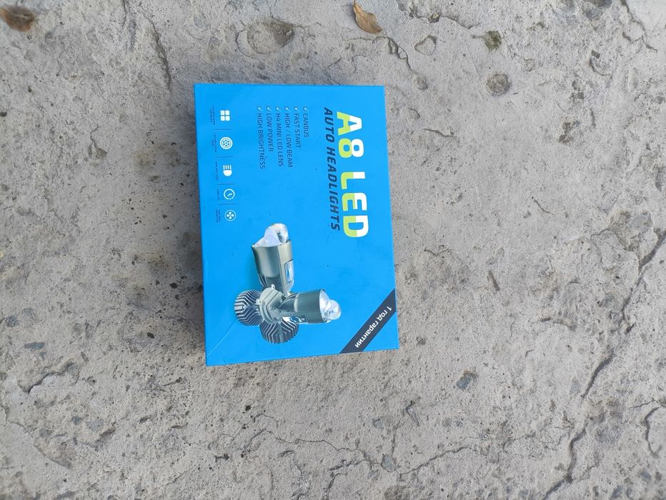 Led A8 H4 дални ближний