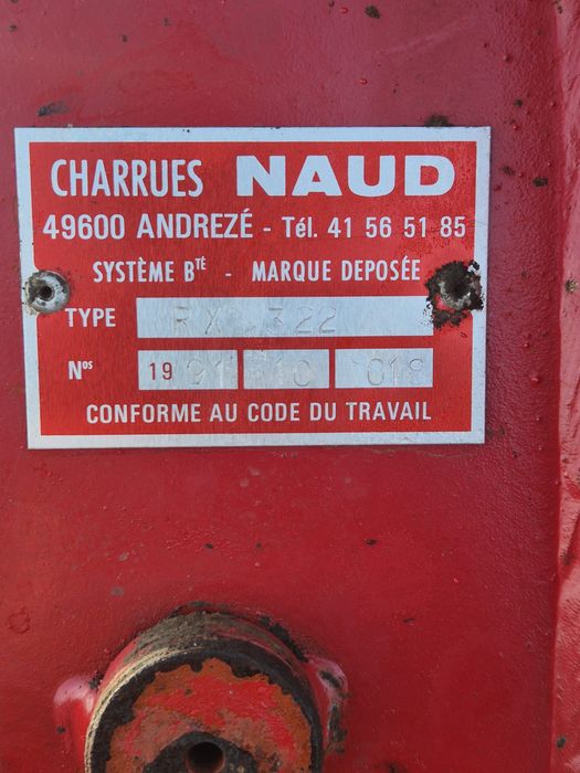 Plug reversibil 3 brazde cormane Naud