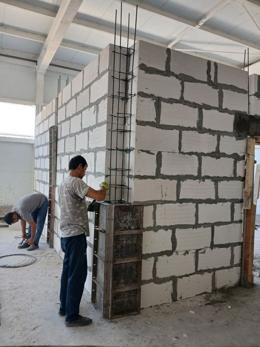 Стаяжки.   Кирпича заборы балкони бордюры