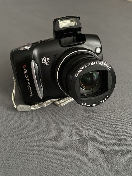 Camera Foto Digitala CANON PowerShot SX120 IS, PC1431 Black 10.0 MP 10X Optical Zoom