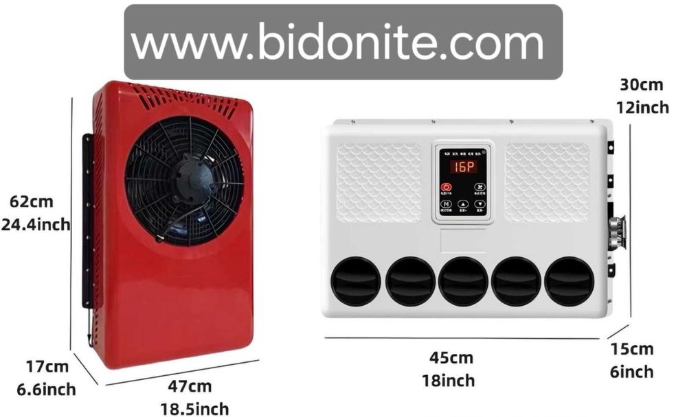 Климатик за бус ТИР кемпер каравана багери и трактори паркинг климатик